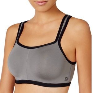 Natori Yogi Convertible Sports Bra 32 D Grey/Black